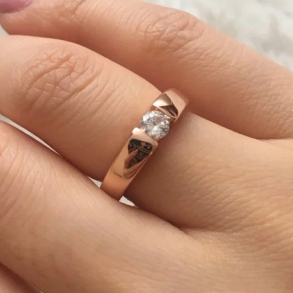 18k white gold plated Ring - Picture 2 of 4